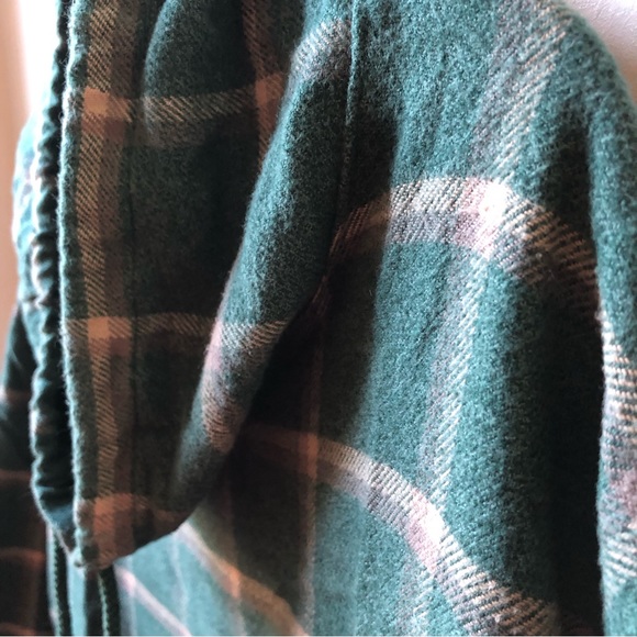 Natural Reflections Women’s Cowl Neck Green Plaid Pullover Size XL - Picture 8 of 15